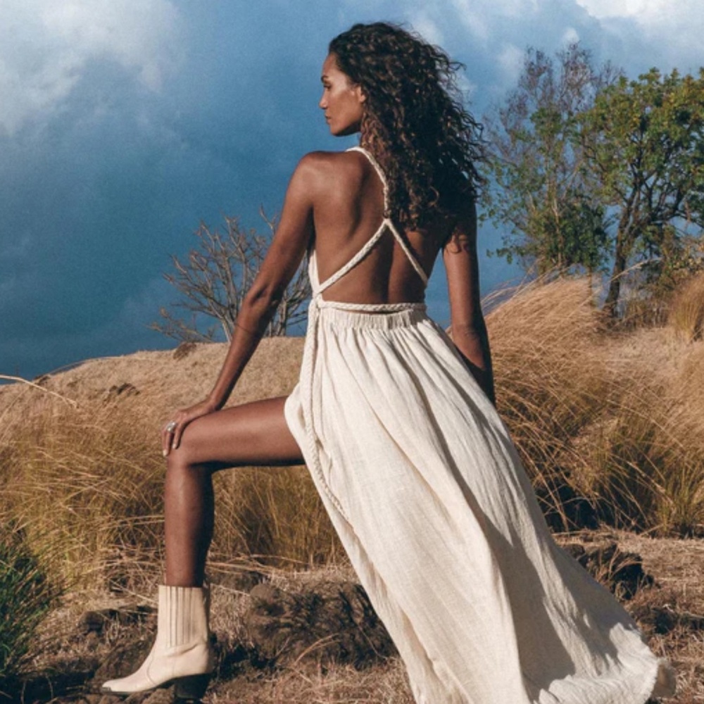Aya sacred wear Greek goddess organic cotton dress